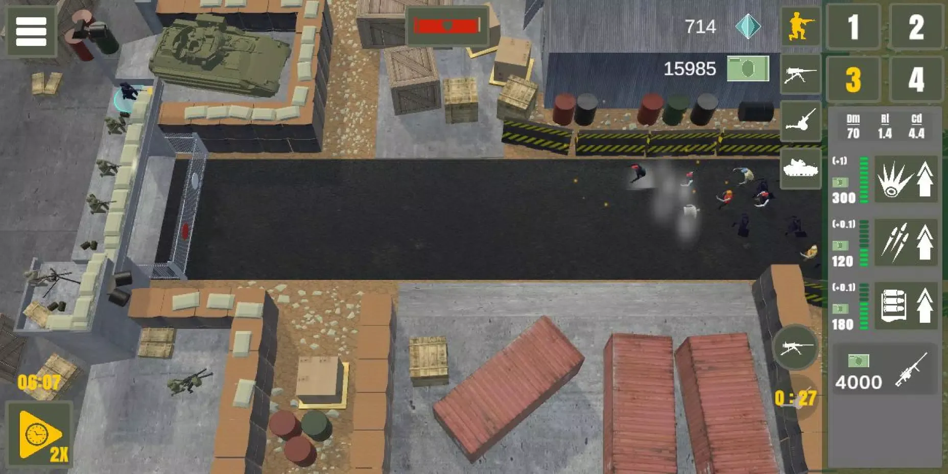 Army VS Zombies - Idle Defense 스크린샷