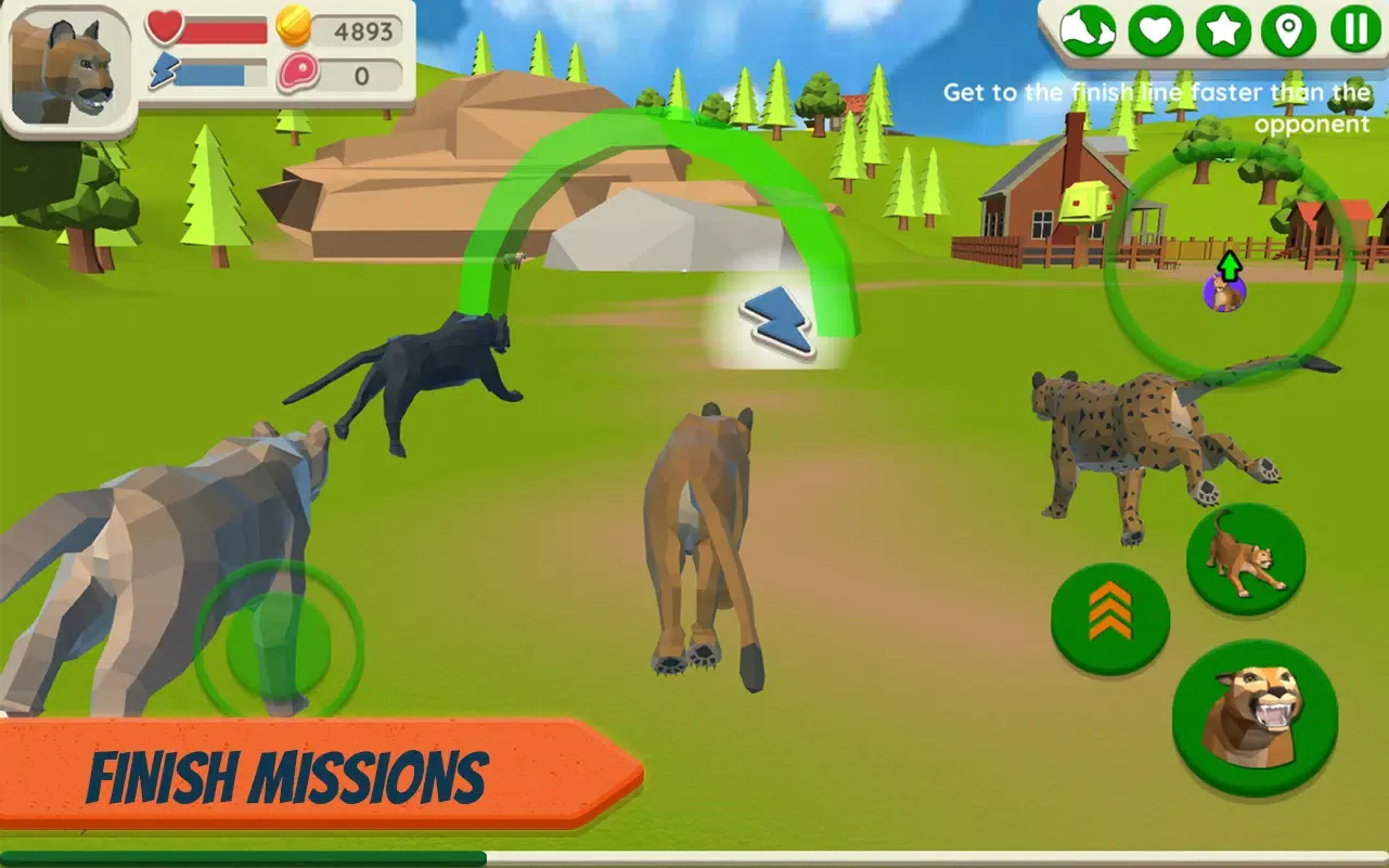 Cougar Simulator: Big Cats スクリーンショット