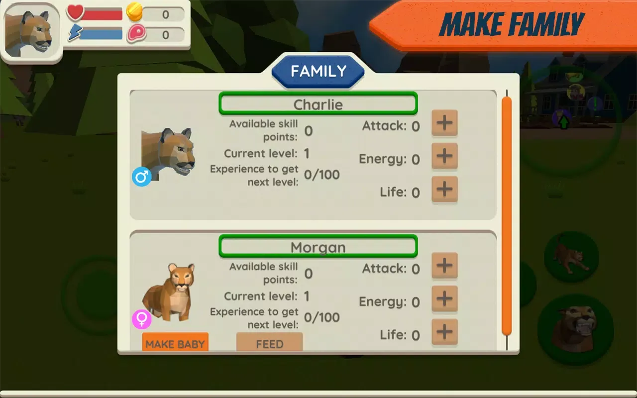 Cougar Simulator: Big Cats スクリーンショット
