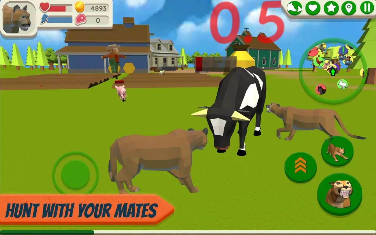 Cougar Simulator: Big Cats スクリーンショット