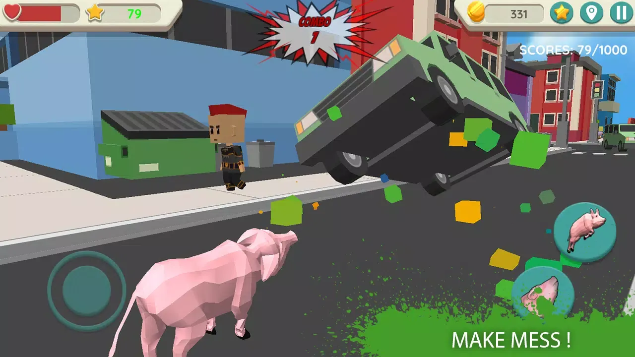 Capturas de pantalla de Crazy Pig Simulator