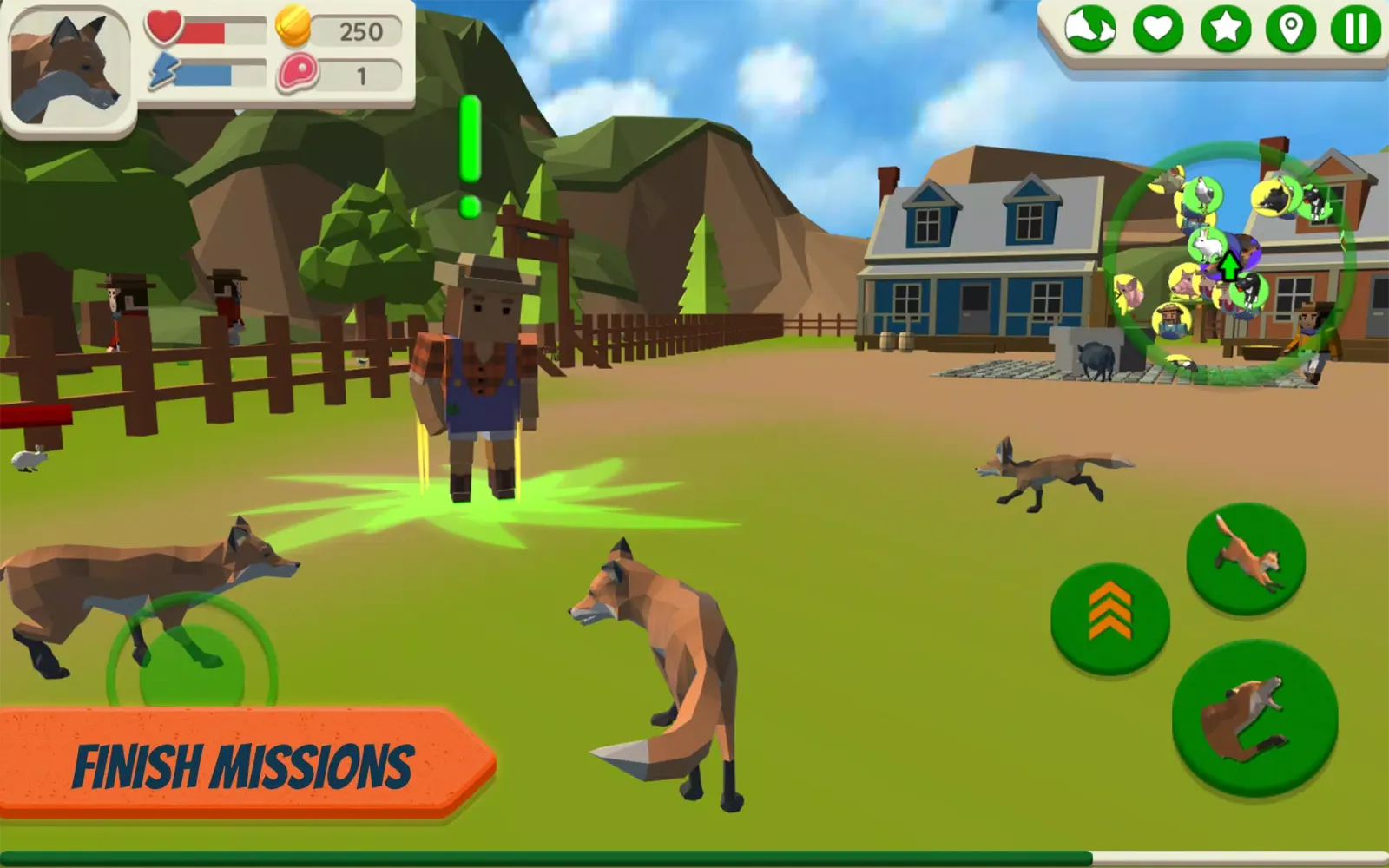 Fox Family - Animal Simulator Screenshots