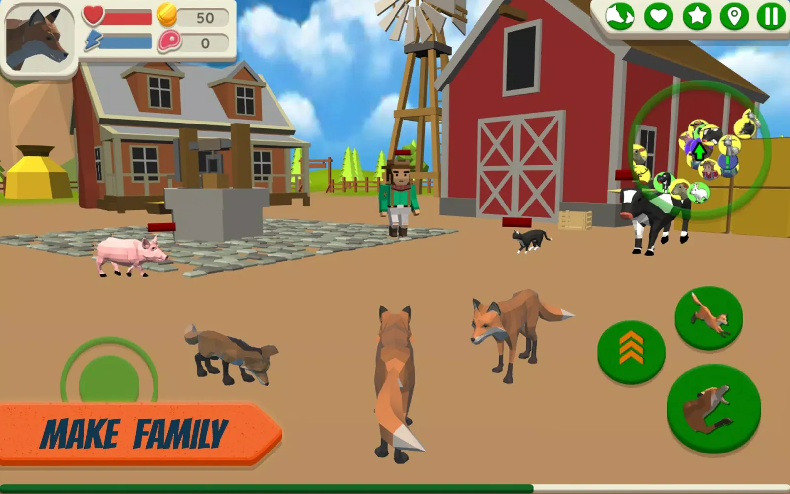 Fox Family - Animal Simulator Screenshots