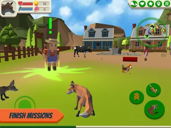 Capturas de tela do Fox Family - Animal Simulator iPad 