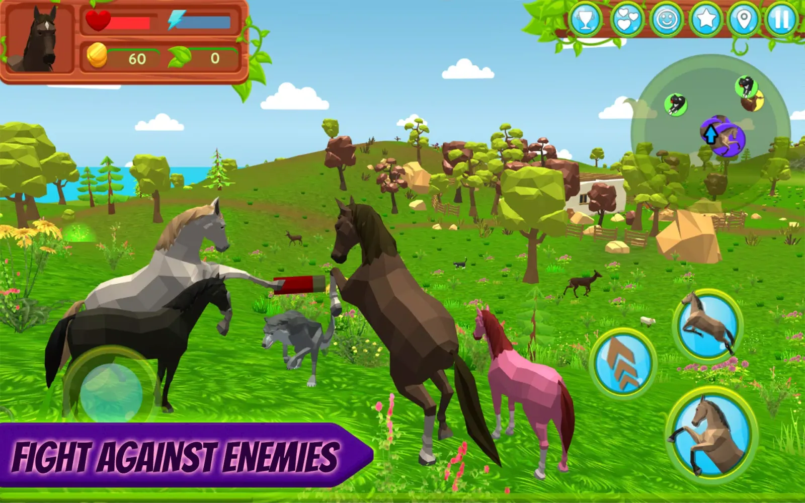 Tangkapan skrin Horse Family: Animal Simulator
