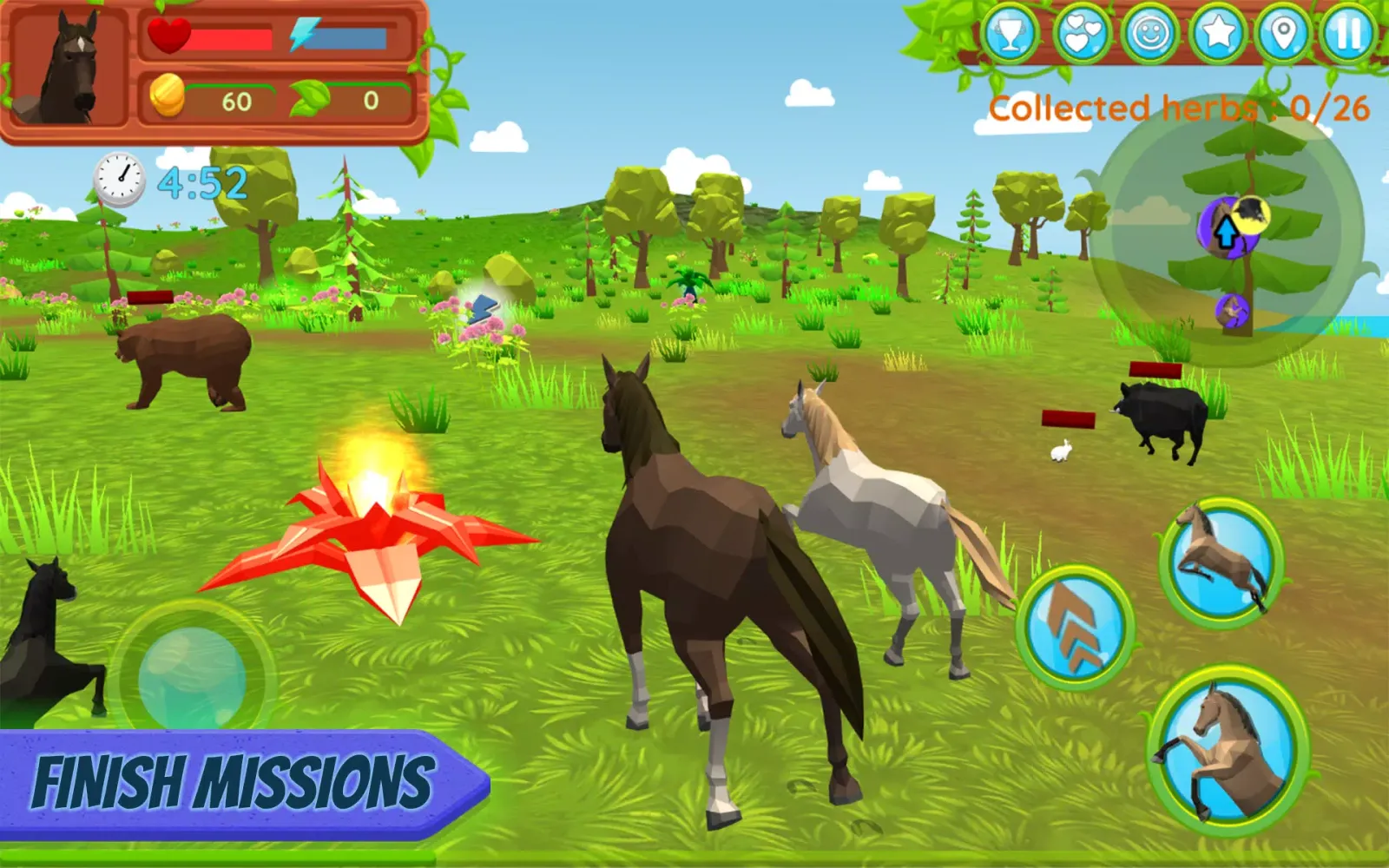 Tangkapan skrin Horse Family: Animal Simulator