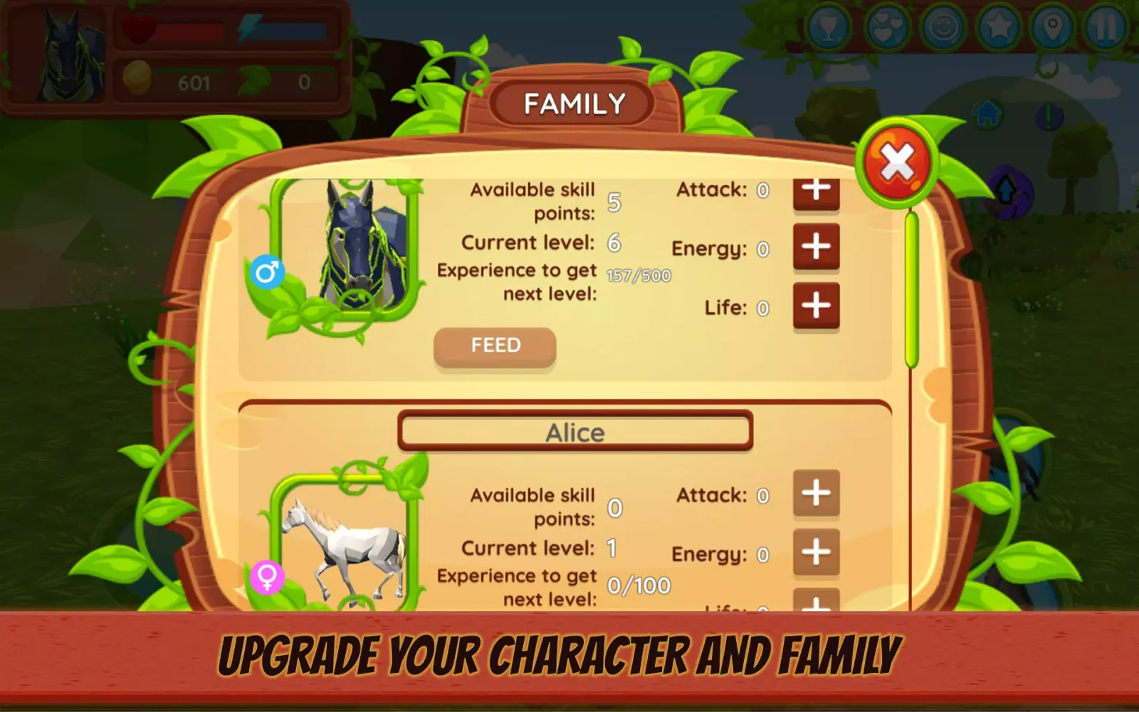 Tangkapan skrin Horse Family: Animal Simulator