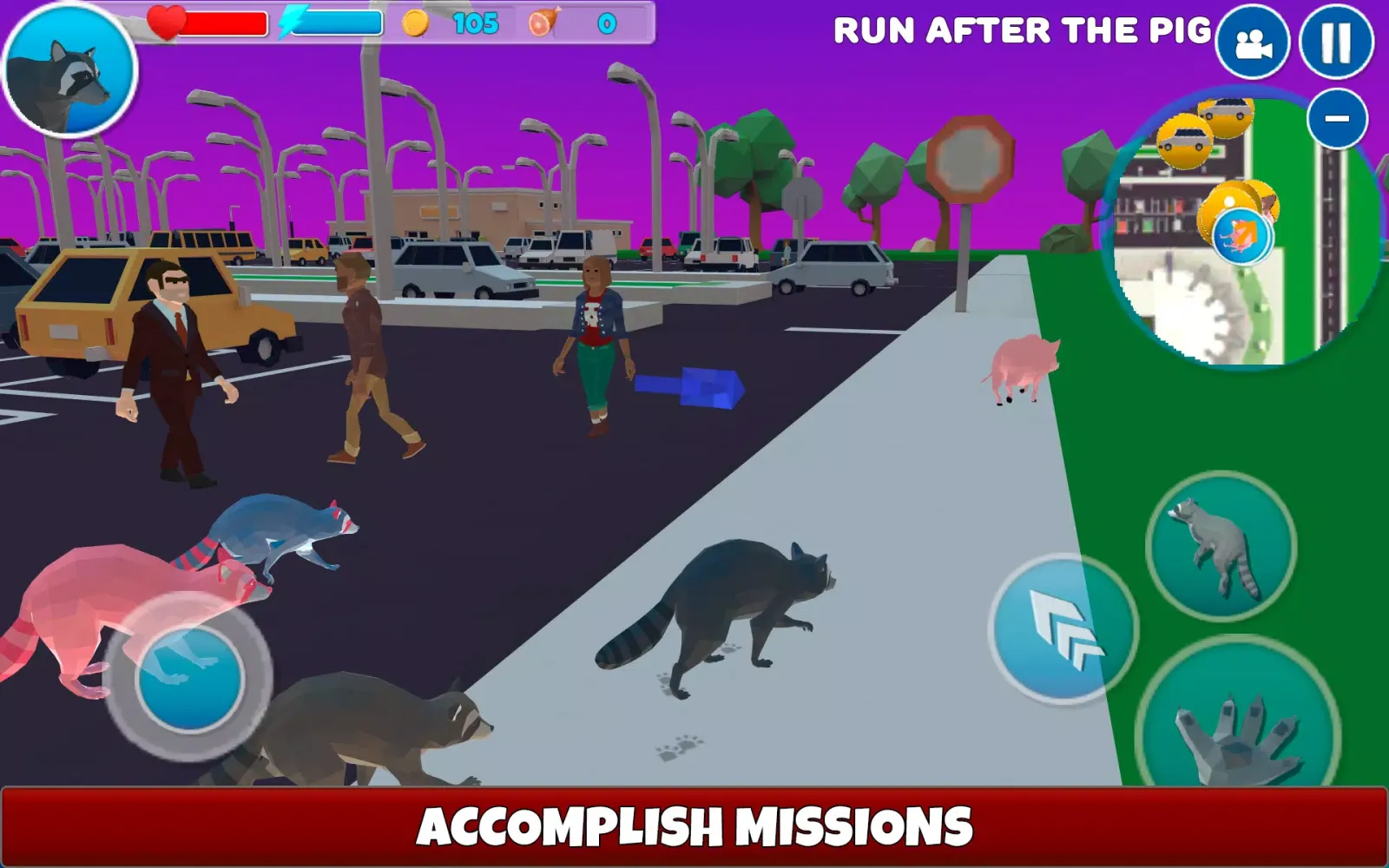 Raccoon Adventure Simulator 3D 스크린샷