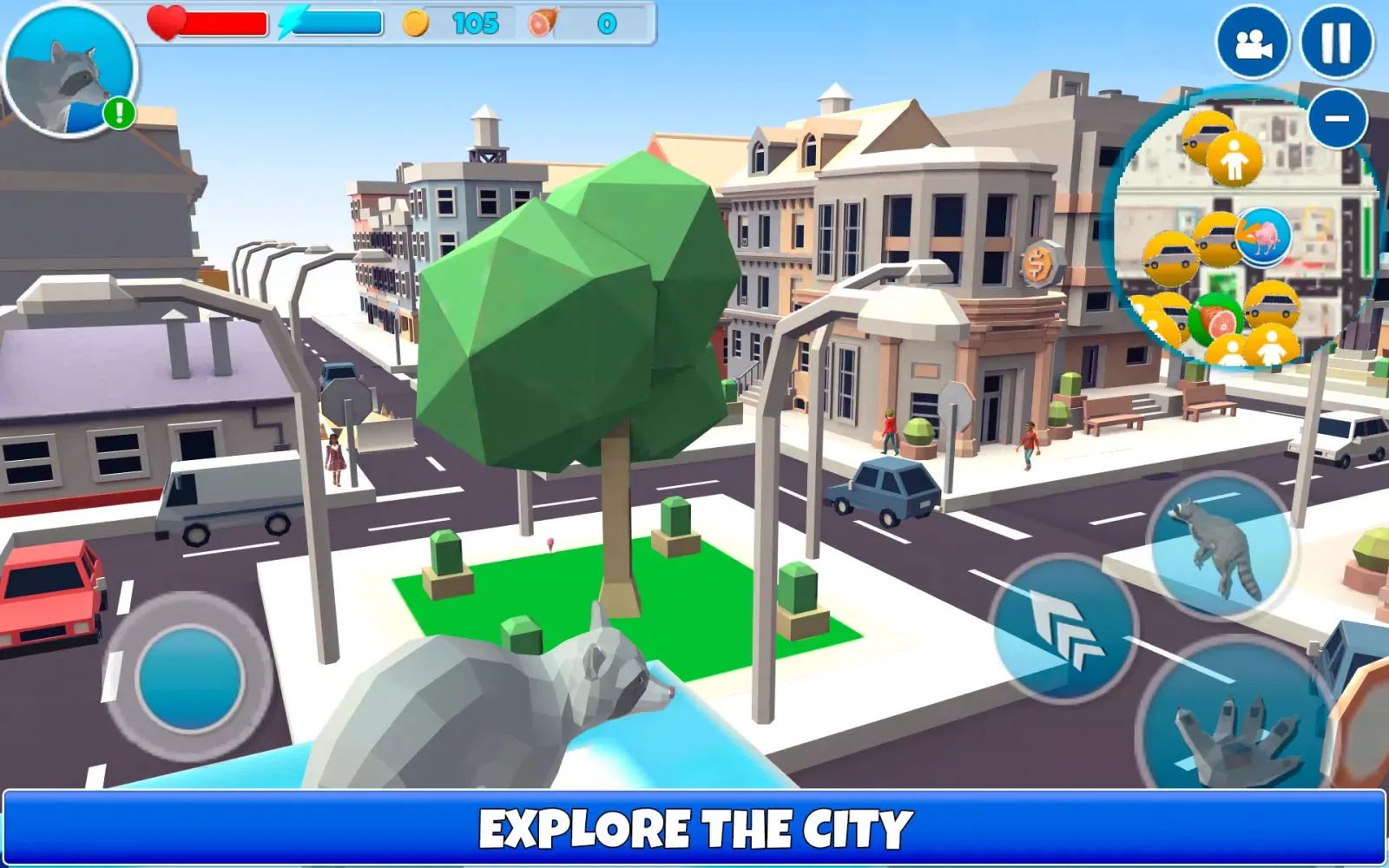 Raccoon Adventure Simulator 3D 스크린샷