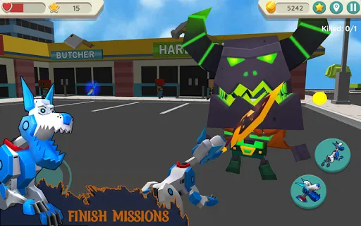 Robot Dog City Simulator 스크린샷