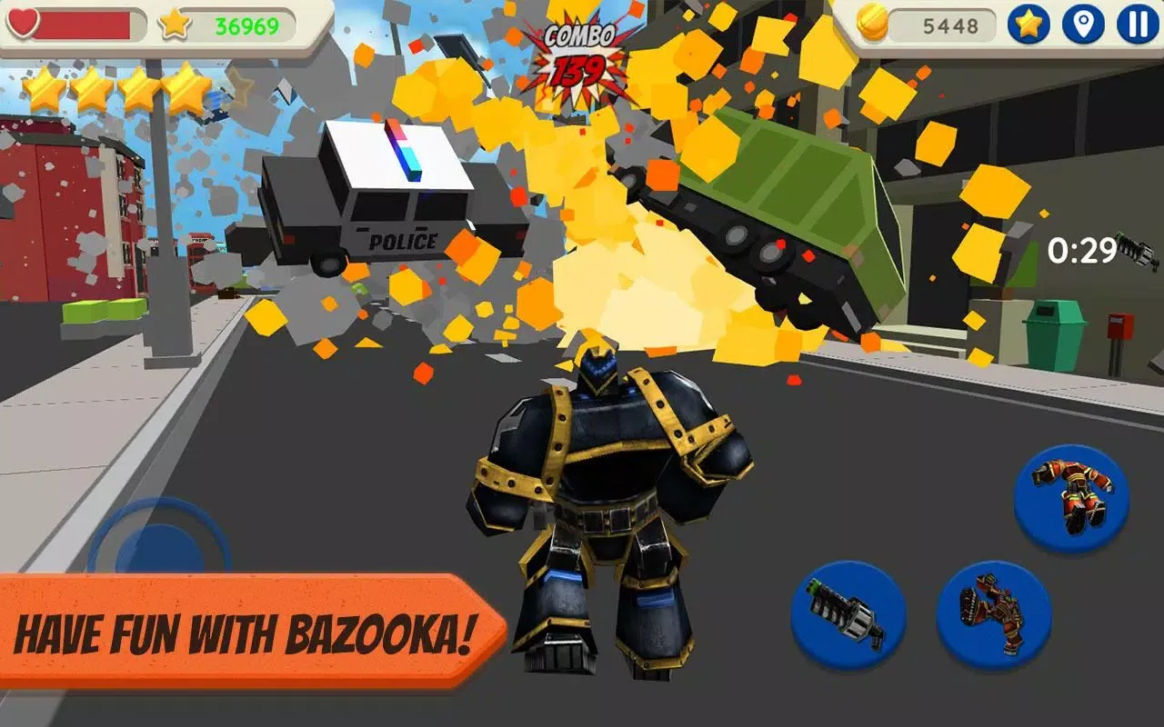 Robot Hero: City Simulator 3D应用截图
