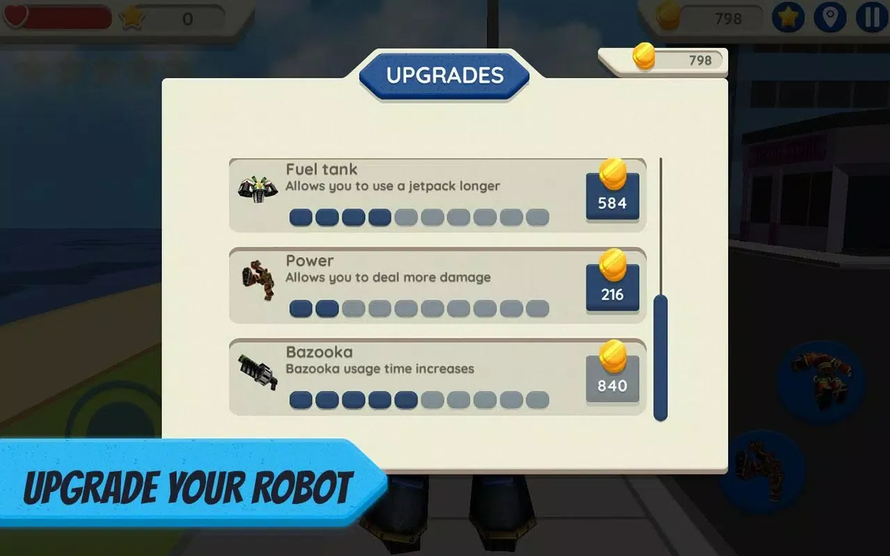 Robot Hero: City Simulator 3D应用截图