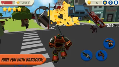 Robot Hero: City Simulator 3D Ekran Görüntüleri