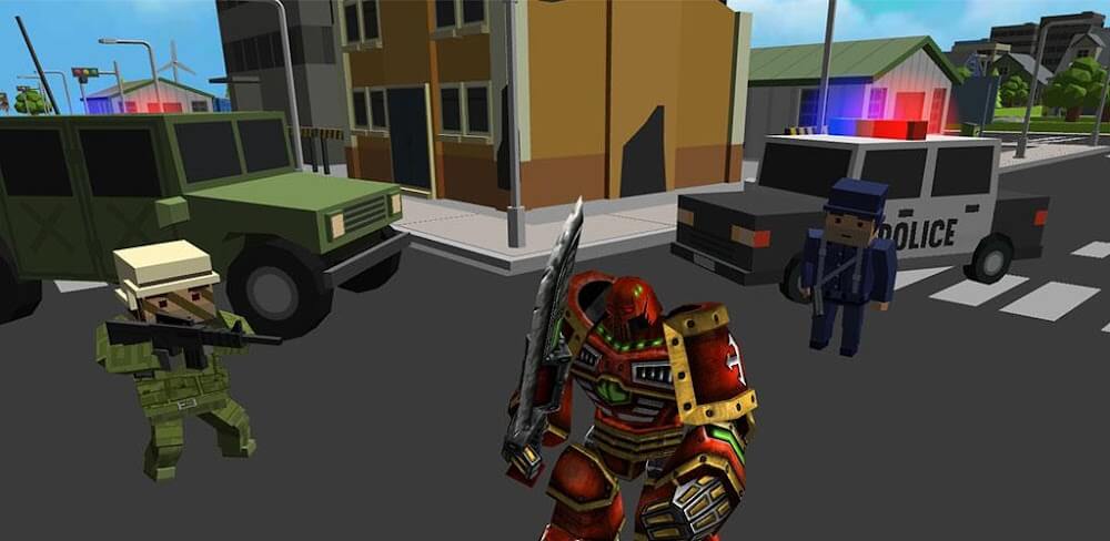 Robot Hero: City Simulator 3D