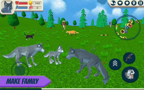 Wolf Simulator: Wild Animals 3-screenshot-3