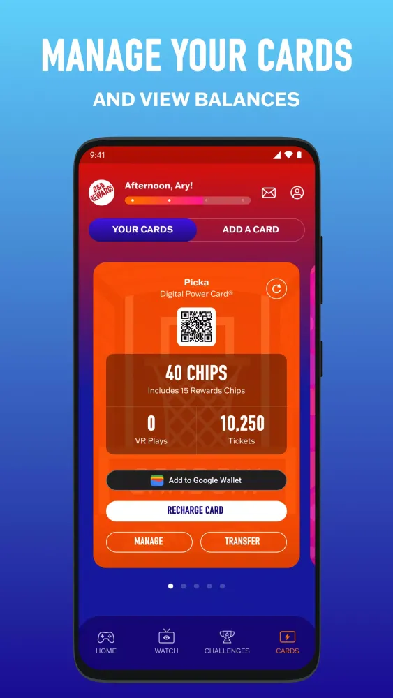 D&B Rewards Screenshots