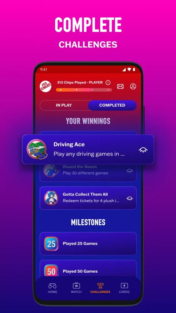 D&B Rewards Screenshots