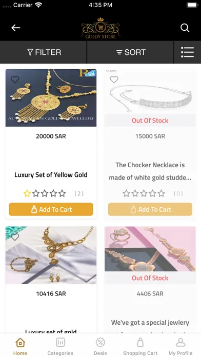 Capturas de pantalla de Goldy Store | سوق الذهب