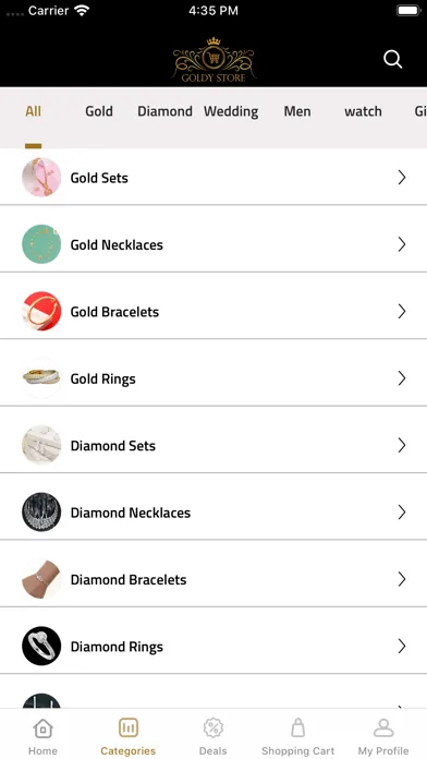 Capturas de pantalla de Goldy Store | سوق الذهب