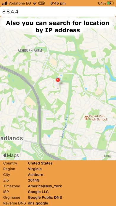 IP Geo Location - Domain or IP應用截圖