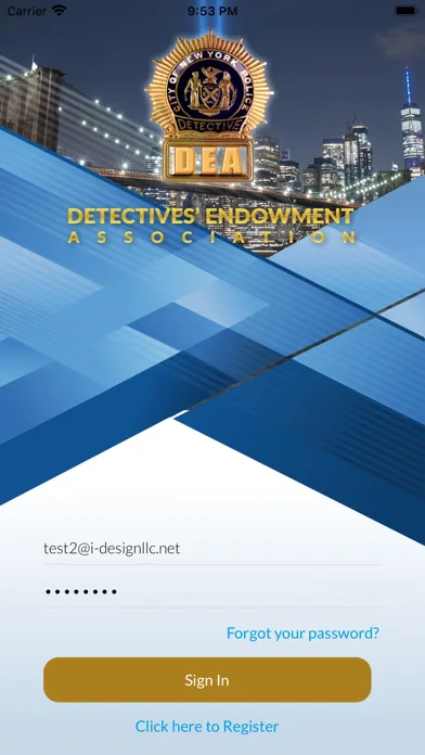 DEA Time-Tracking スクリーンショット