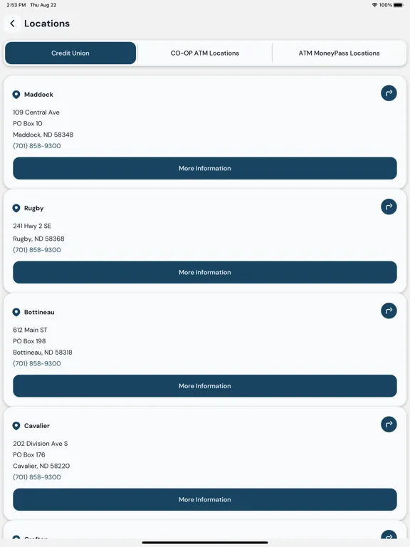 Скриншоты North Star CCU iPad 