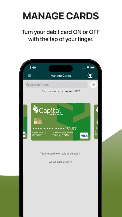 Ảnh chụp màn hình của Capital Credit Union ND
