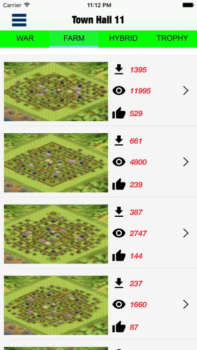 تصاویر Top layouts for CoC