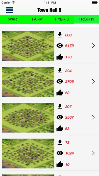 تصاویر Top layouts for CoC
