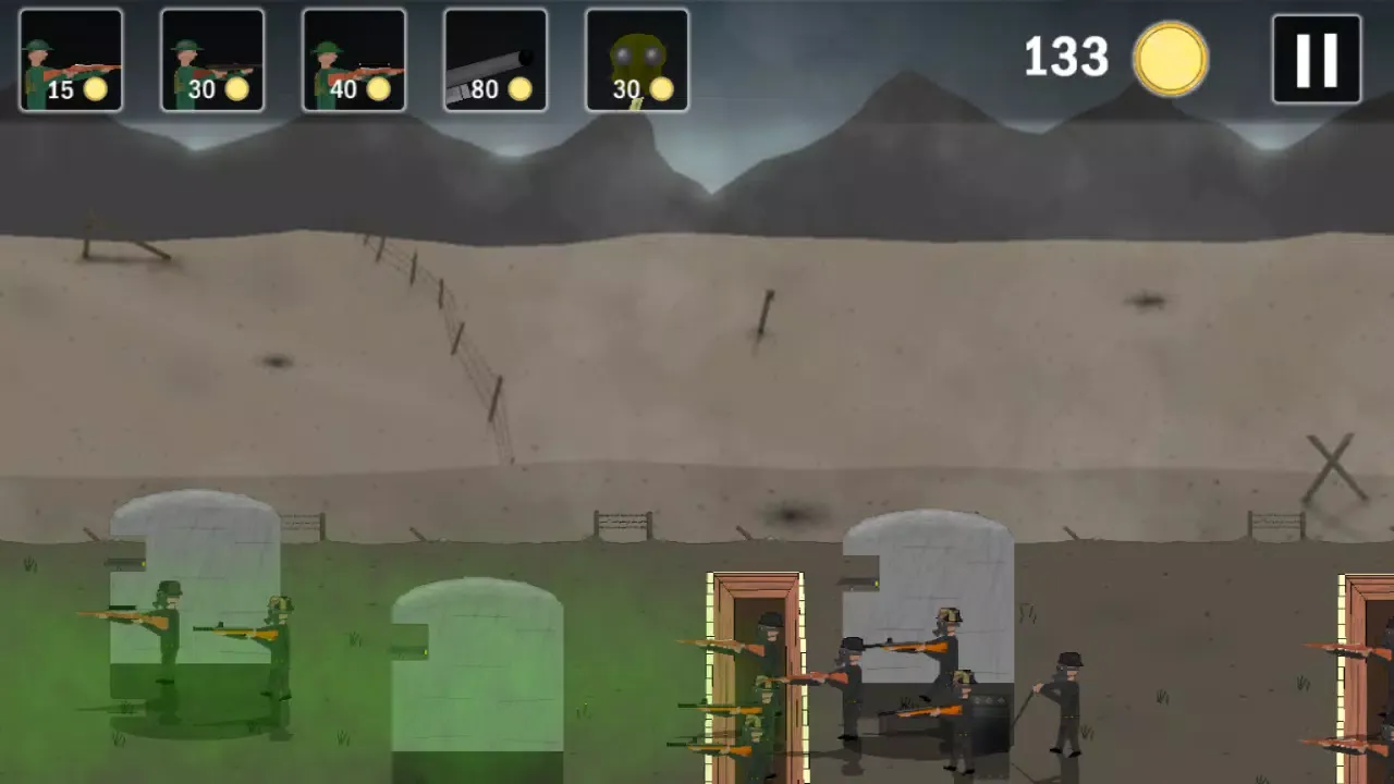 Capturas de tela do Trenches of Europe