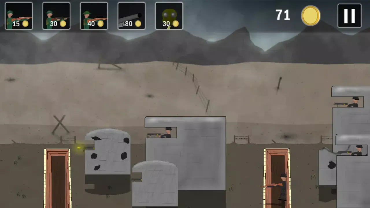 Capturas de tela do Trenches of Europe