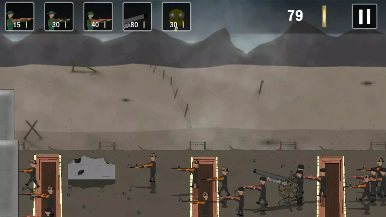 Capturas de tela do Trenches of Europe