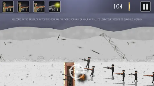 Capturas de tela do Trenches of Europe 2