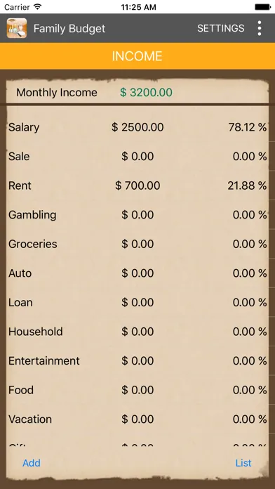 Tangkapan skrin Easy Budget Finance Tracker
