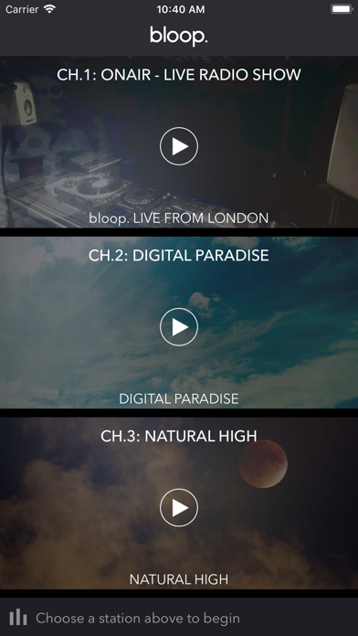 Bloop London سکرین شاٹس
