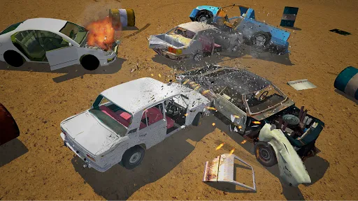 Demolition Derby Mad Car Crash Screenshots