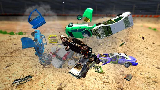 Demolition Derby Mad Car Crash Screenshots