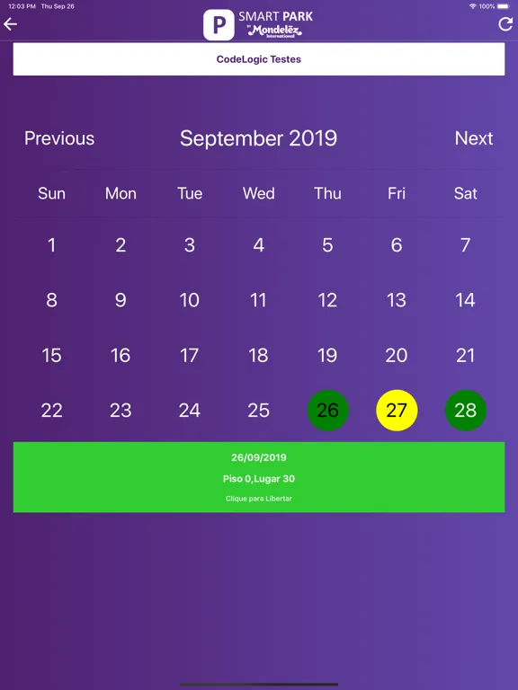 Zrzuty ekranu Smart Park MDLZ iPad 