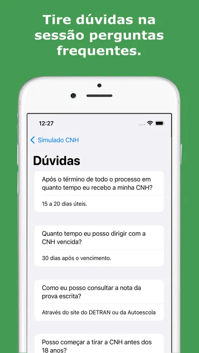 Capturas de pantalla de Simulado Provas CNH