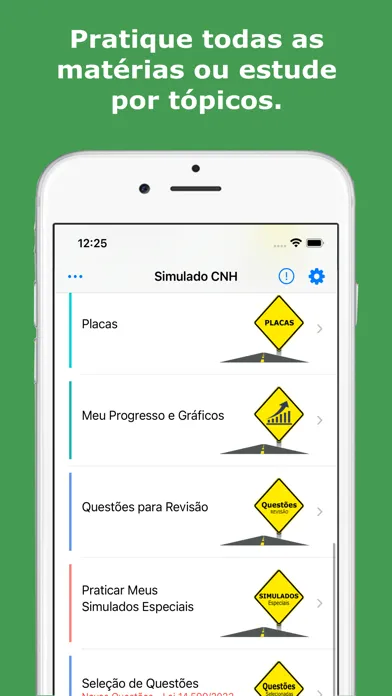 Capturas de pantalla de Simulado Provas CNH