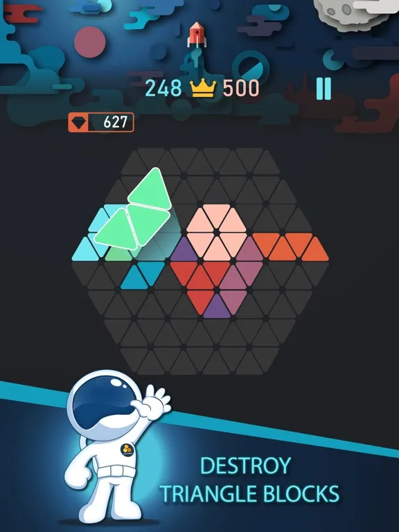 Trigon : Triangle Block Puzzle iPad 應用截圖