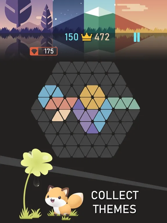Trigon : Triangle Block Puzzle iPad 應用截圖