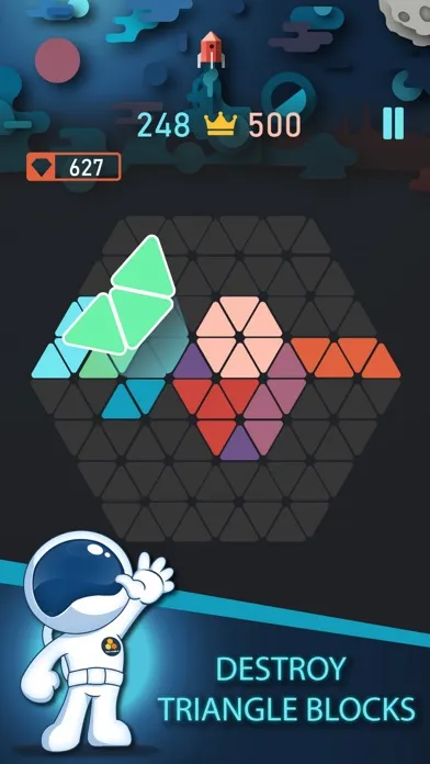 Trigon : Triangle Block Puzzle應用截圖