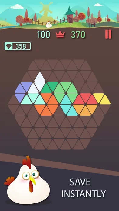 Trigon : Triangle Block Puzzle應用截圖