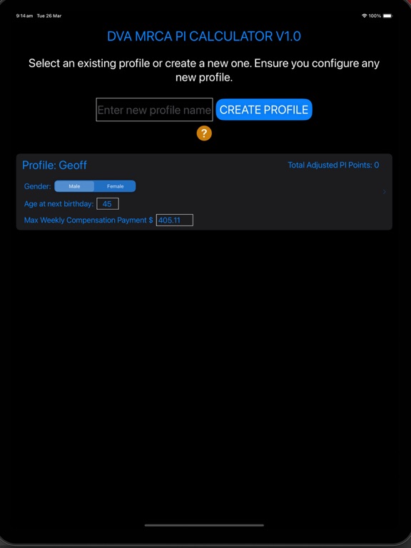 Captures d'écran de DVA MRCA Calculator iPad 