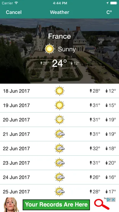 Holiday Plan Screenshots