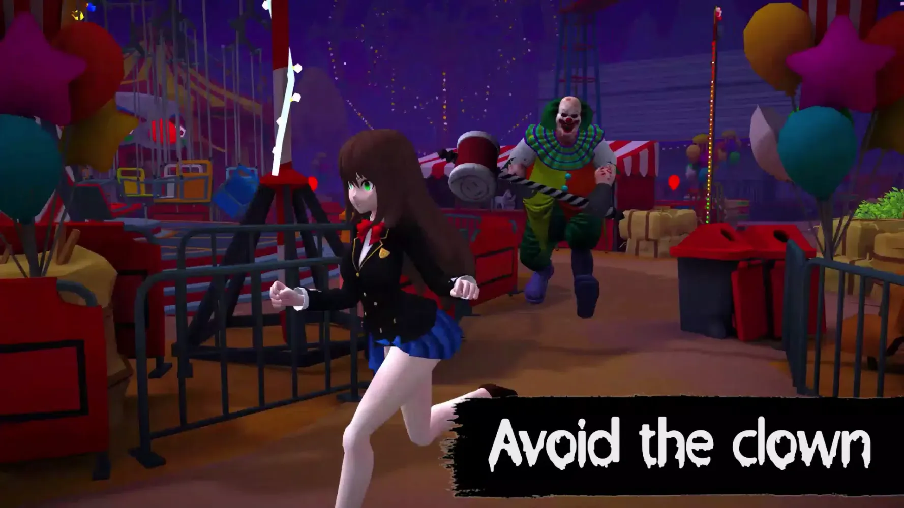 Anime Girls: Clown Horror سکرین شاٹس