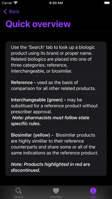 Zrzuty ekranu Biosimilar