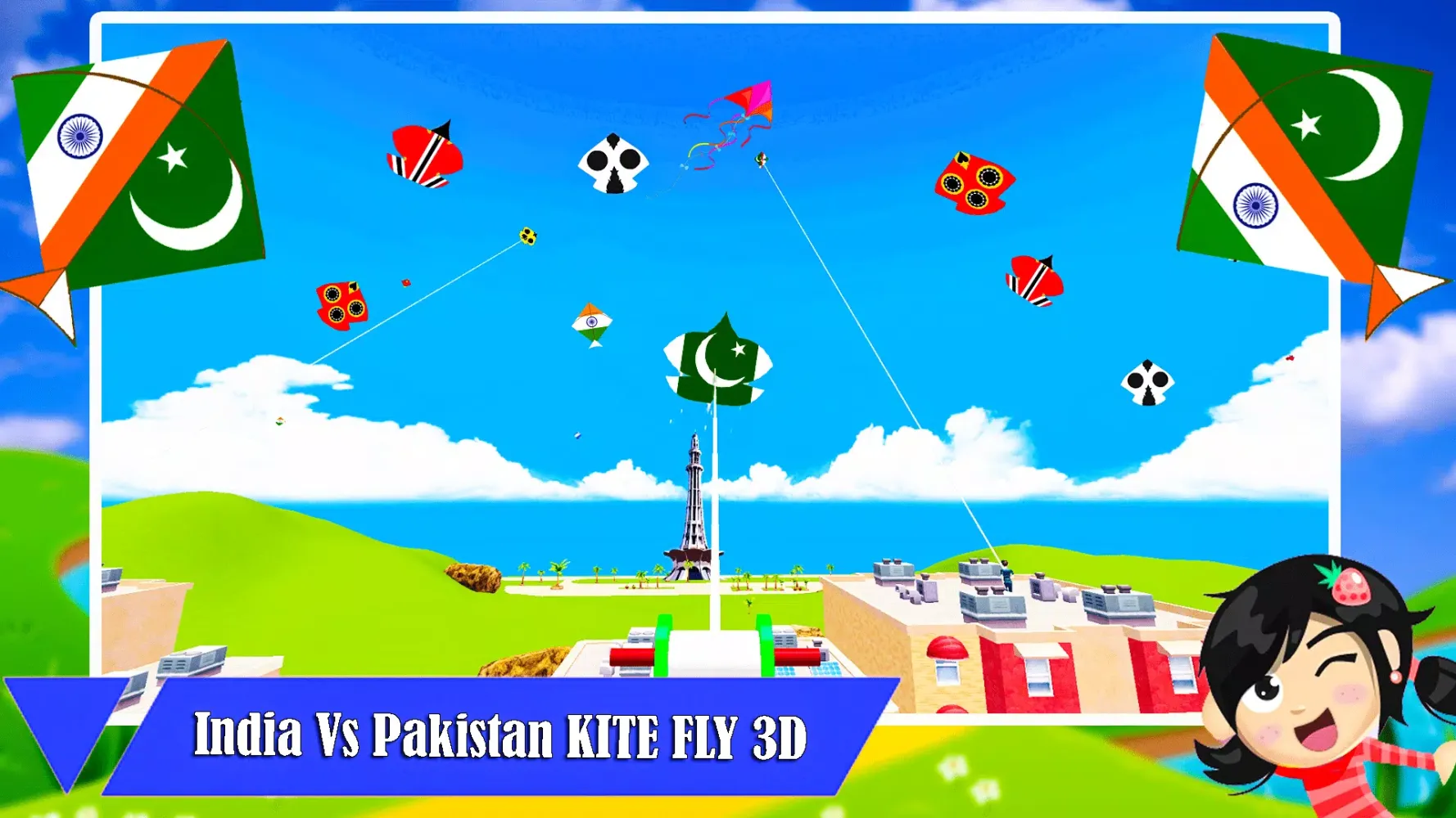 Capturas de pantalla de India Vs Pakistan Kite Fly 3D
