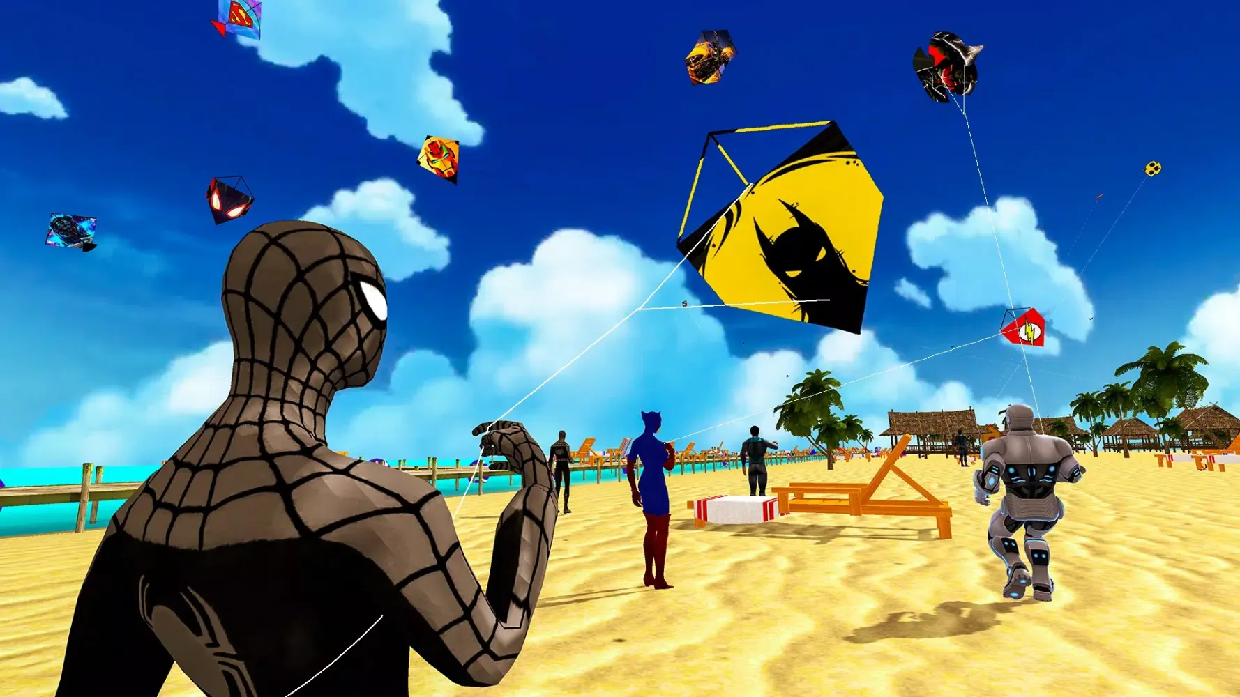 Superhero Kite Game سکرین شاٹس